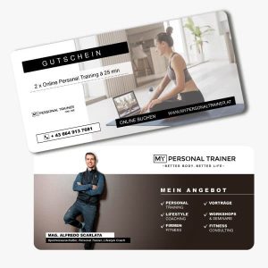 Gutschein Personal Training Online Training