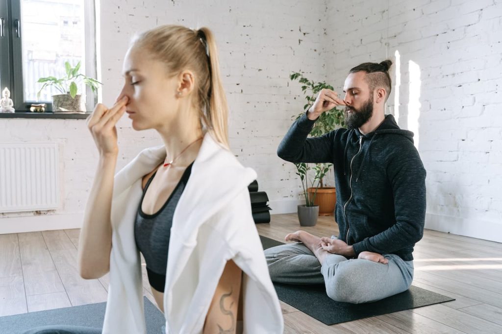 atmung stretching und flexibilitätstraining