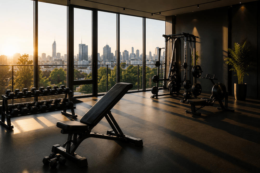 Exklusiver privater Trainingsbereich